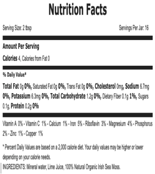 16oz Irish Sea Moss Gel